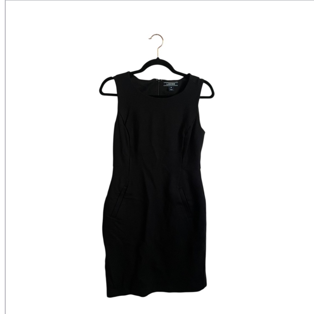 Lands’ End Black Dress Women’s Size 6